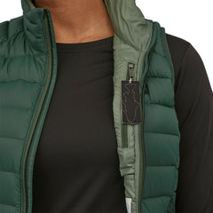 Patagonia - W's Down Sweater Vest - Recycled nylon &  Responsible Down Standard down - Weekendbee - sustainable sportswear