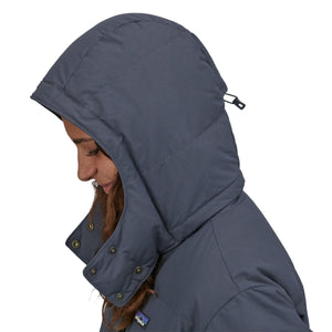 Patagonia W's Downdrift Parka - Recycled Down Smolder Blue