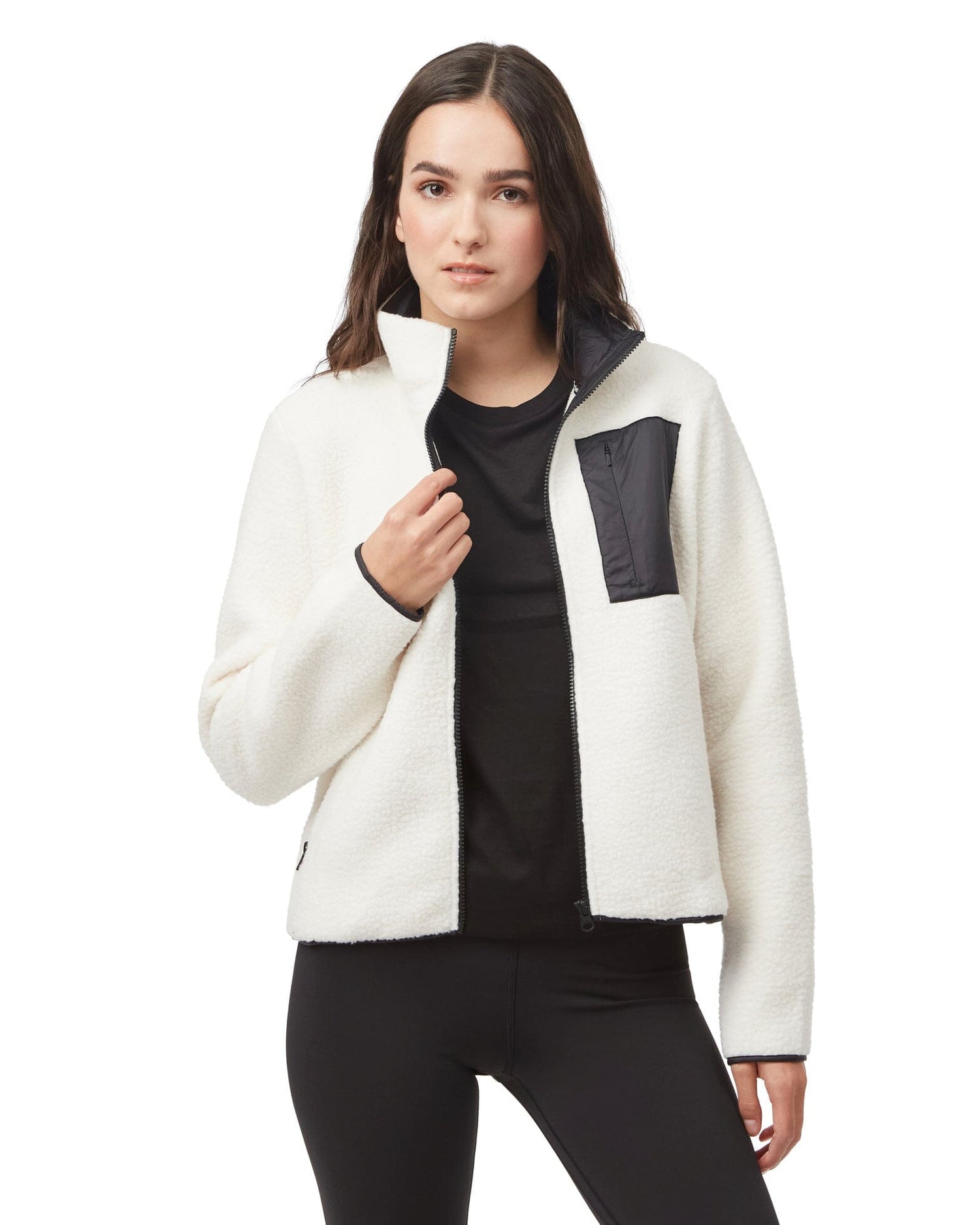 Tentree - W's Ecoloft Zip Fleece Jacket - 100% Recycled Polyester - Weekendbee - sustainable sportswear
