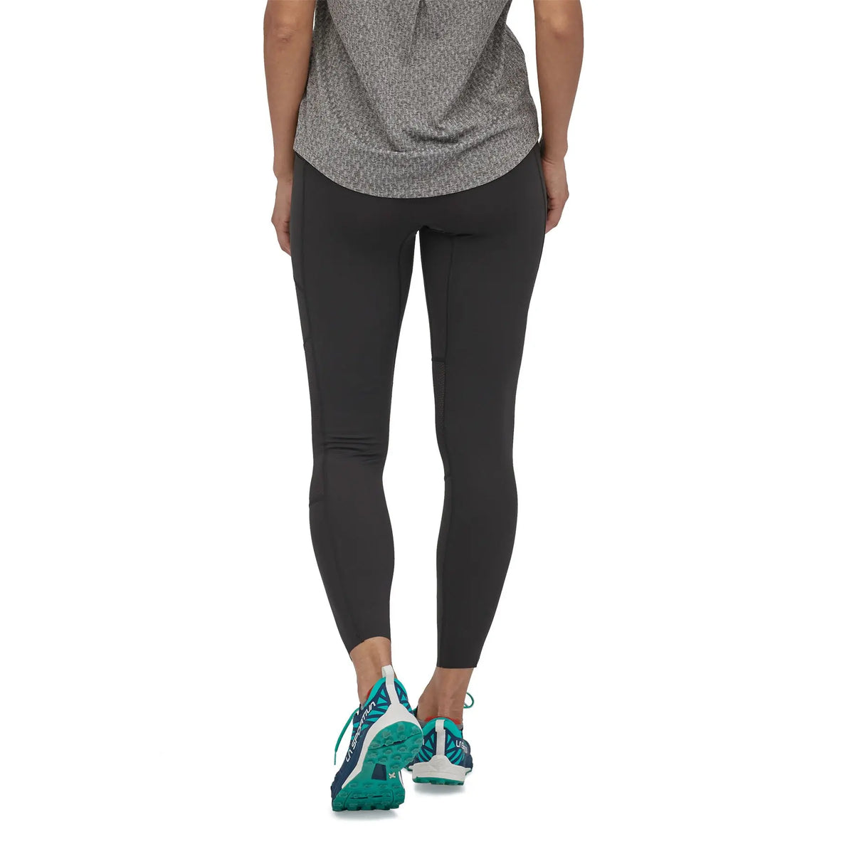 Patagonia W's Endless Run 7/8 Tights - Recycled nylon Black Pants