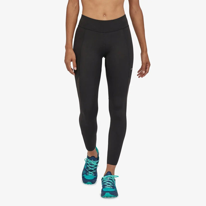 W's Endless Run Tights - Recycled Polyester Pants Patagonia Black XS
