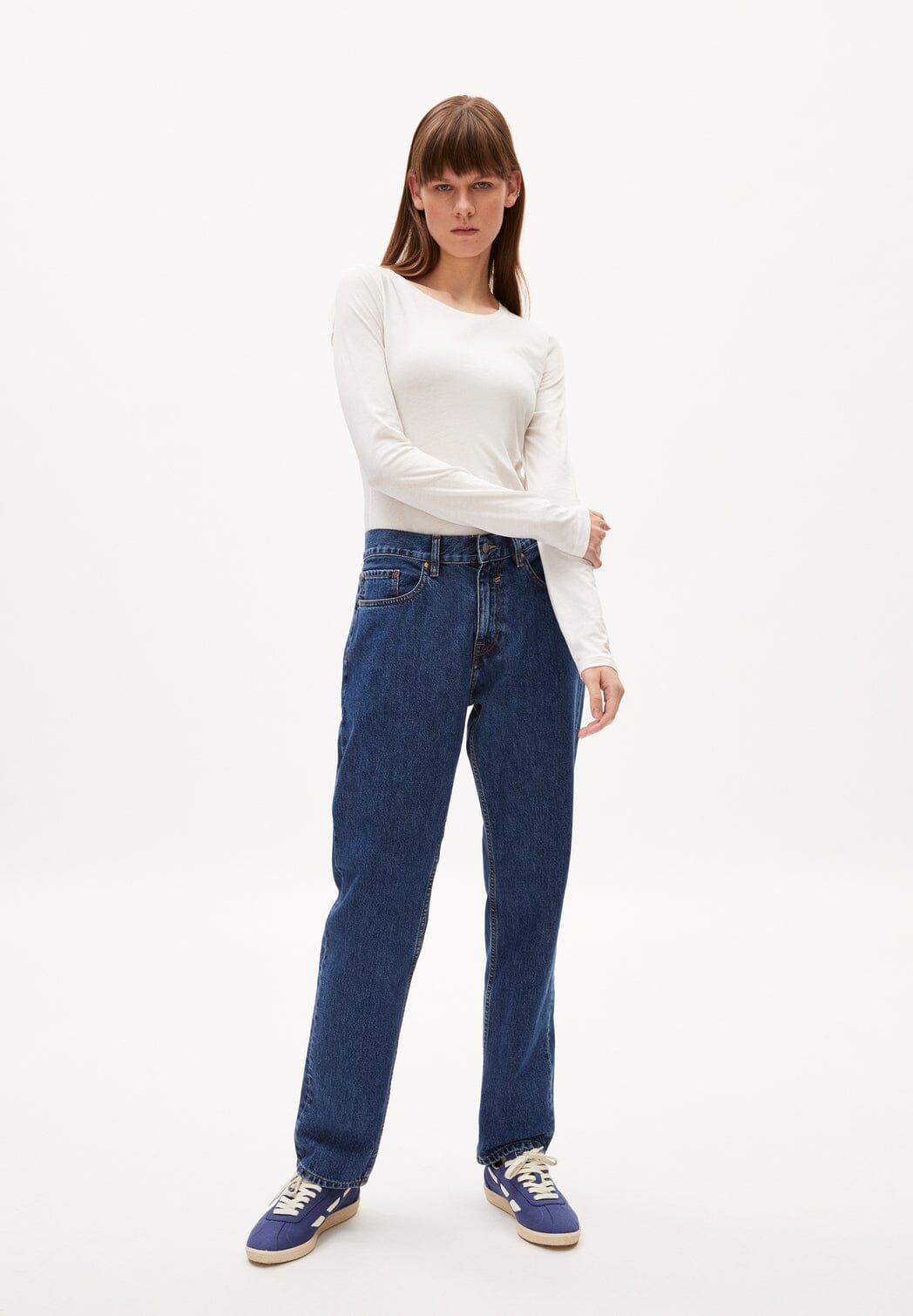 W's Enriccaa Soft L/S shirt - 100% Organic cotton Shirt Armedangels