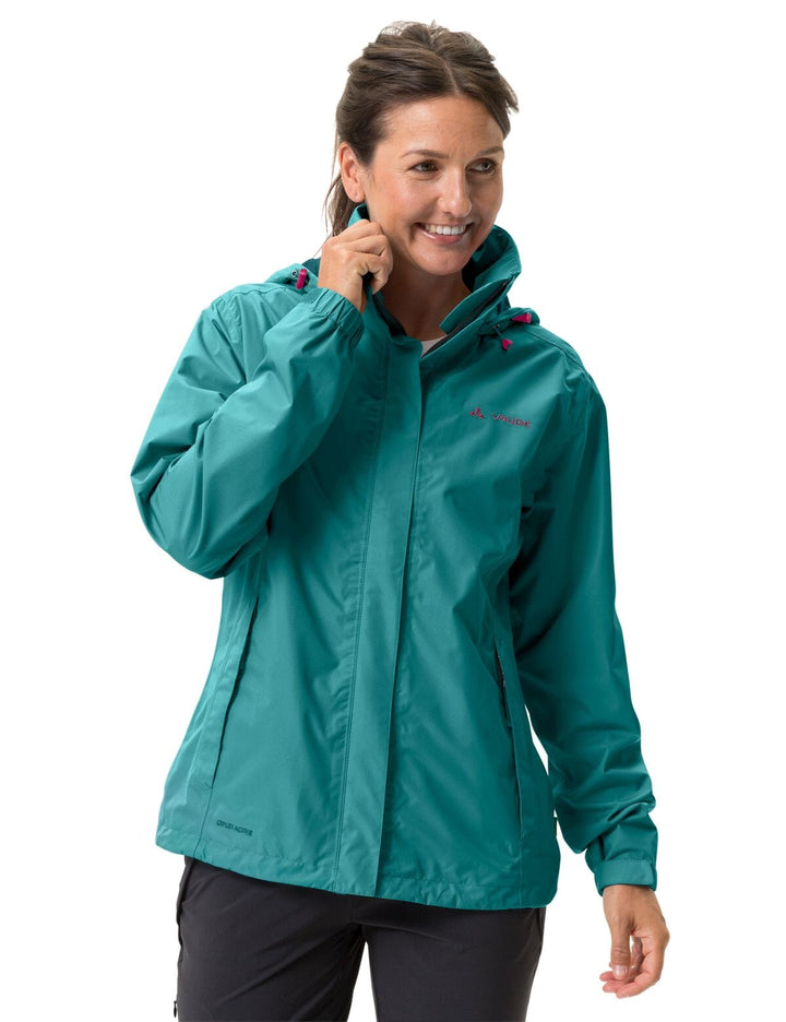 W´s Escape Light rain jacket - Recycled polyester & polyester Jacket Vaude Wave 36