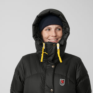 Fjällräven W's Expedition Long Down Parka - Recycled PA & Traceable Down Black