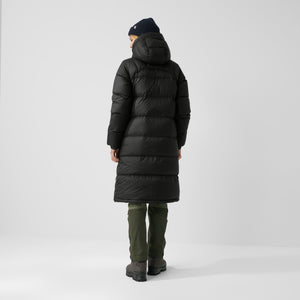 Fjällräven W's Expedition Long Down Parka - Recycled PA & Traceable Down Black