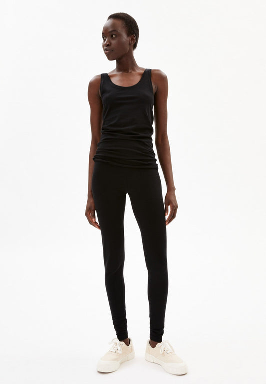 Armedangels W's Faribaa leggings - Organic cotton Black Pants