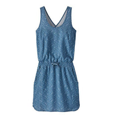 Patagonia Fleetwith Dress - Recycled Polyester Swamp Stamp: Pigeon Blue Dress