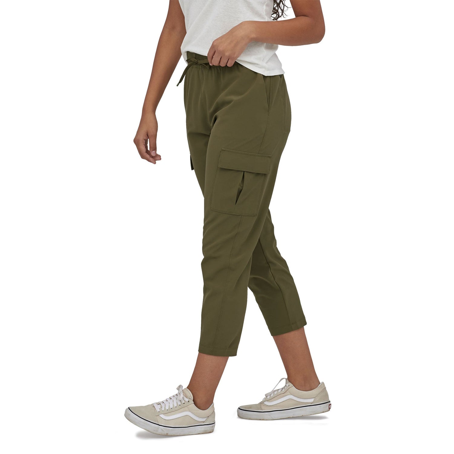 Patagonia W's Fleetwith Pants - Recycled Polyester Fatigue Green Pants