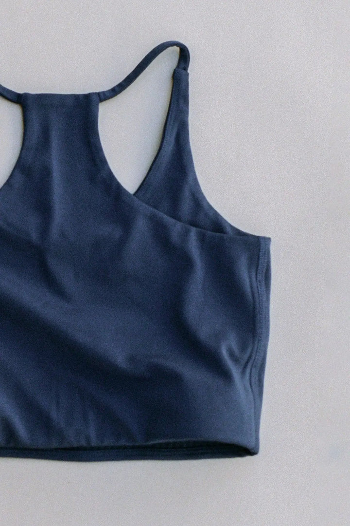 W's Float Cleo Bra - Made from Recycled Plastic Bottles Underwear Girlfriend Collective Midnight XS