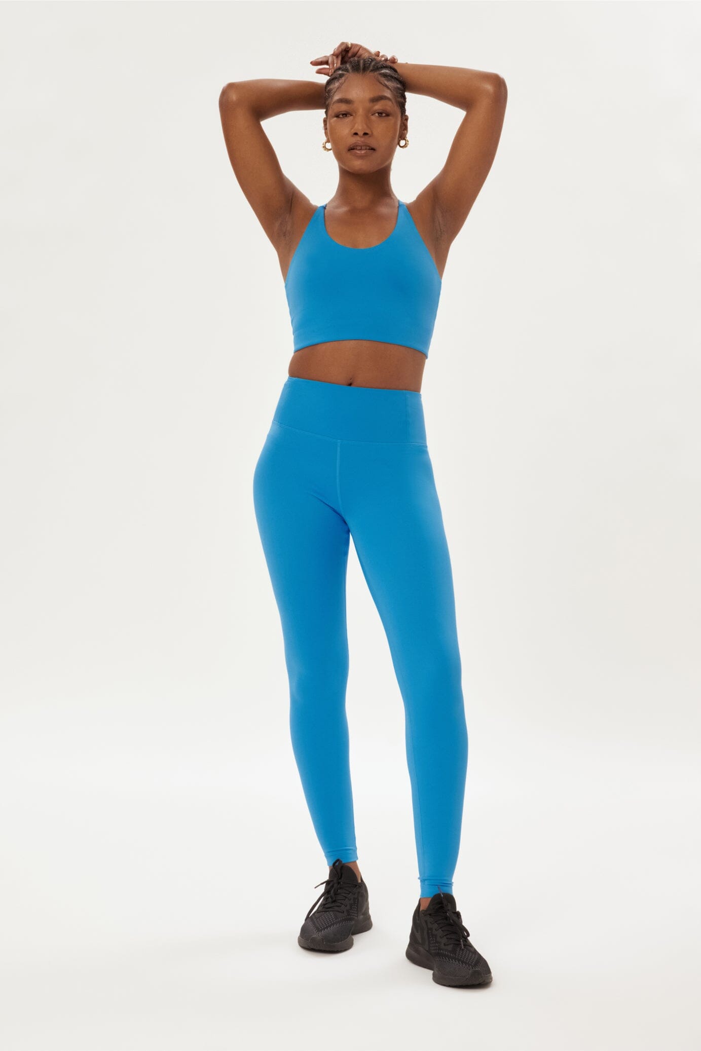 Girlfriend Collective W's Float High-Rise Legging - Made from Recycled plastic bottles Ibiza Normal Pants