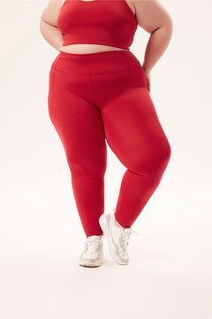 Girlfriend Collective W's Float High-Rise Leggings - Made from Recycled plastic bottles Flame Normal Pants