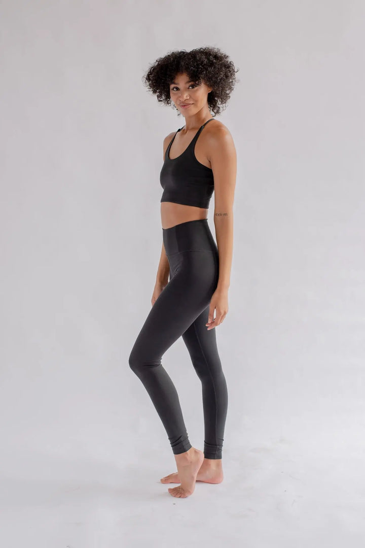 W's Float High-Rise Leggings - Made from Recycled plastic bottles Pants Girlfriend Collective
