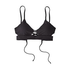 Patagonia W's Focal Point Top - Recycled Nylon Ink Black Swimwear