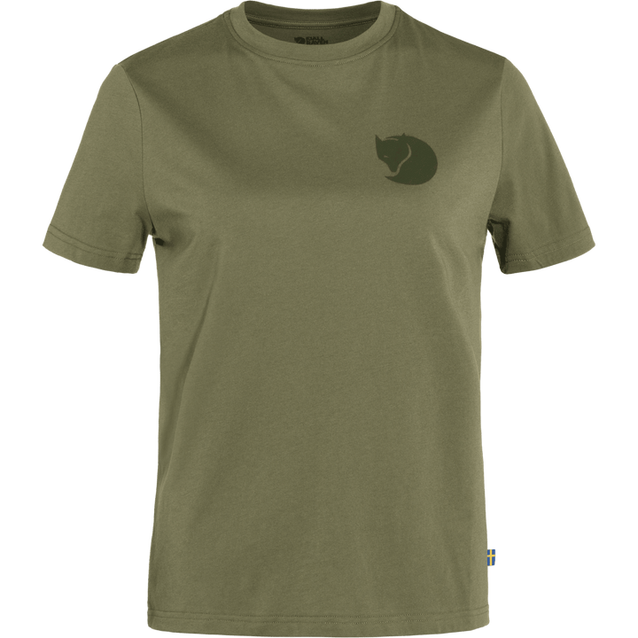 W's Fox Boxy Logo Tee - Organic Cotton & Recycled Polyester Shirt Fjällräven