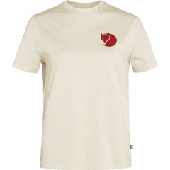 Fjällräven W's Fox Boxy Logo Tee - Organic Cotton & Recycled Polyester Chalk White Shirt