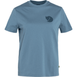 Fjällräven W's Fox Boxy Logo Tee - Organic Cotton & Recycled Polyester Dawn Blue Shirt