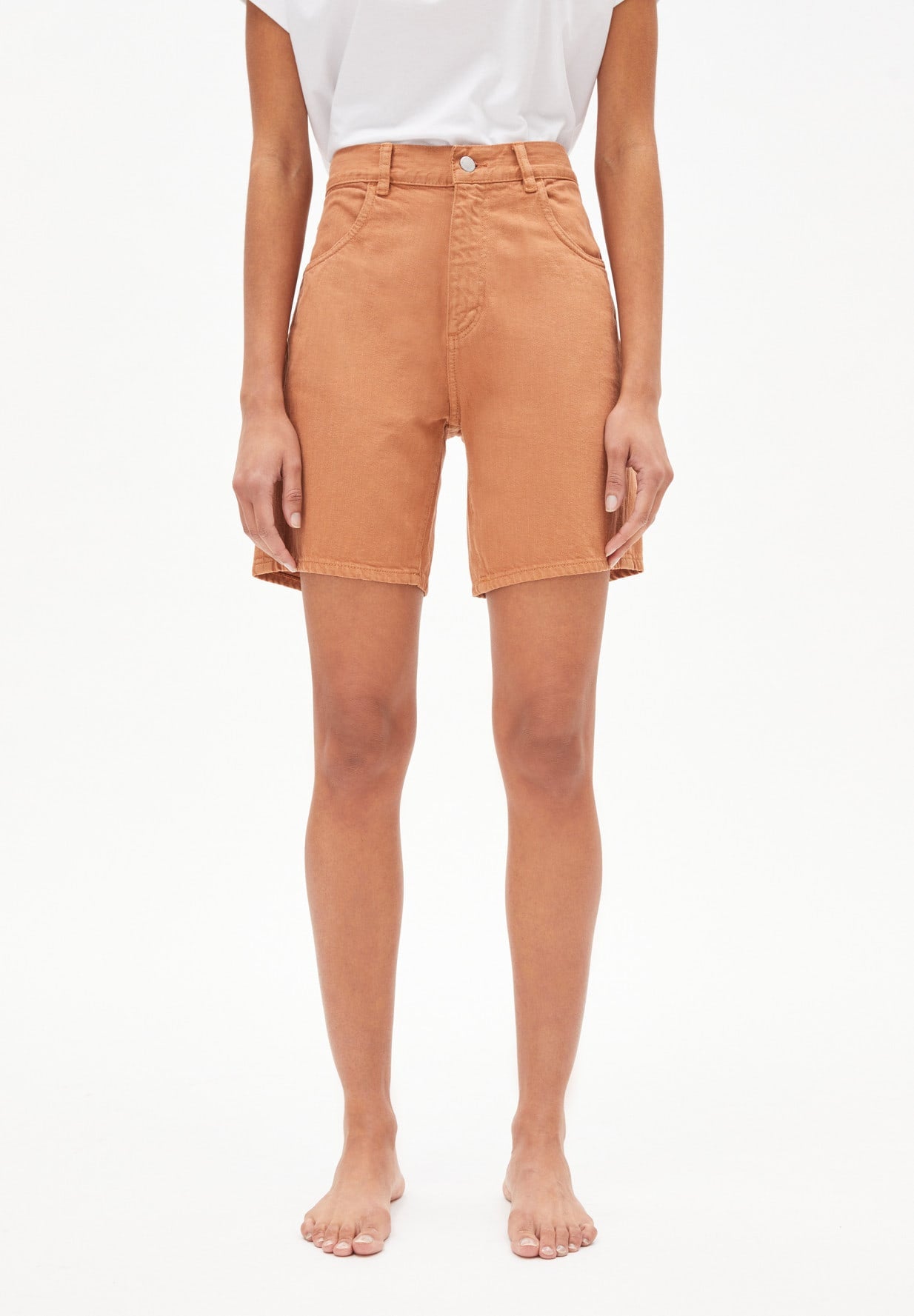 Armedangels - W's Freymaa Undyed Denim shorts - Organic cotton - Weekendbee - sustainable sportswear