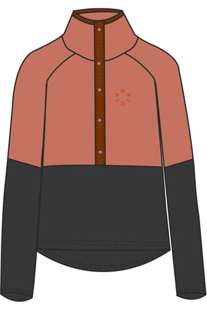 Maloja W's GirlanM. Mountain Fleece Shirt - 100% Recycled Polyester Rosewood