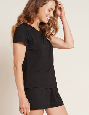 Boody W's Goodnight Sleep Tee - Bamboo Black