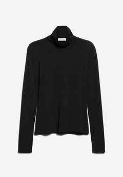 Armedangels W's Graziliaa Soft turtleneck - 100% Organic cotton Black Shirt