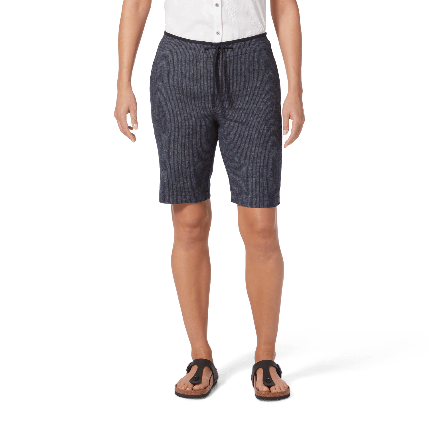 ロイヤルロビンズ W's Hempline Tie Bermuda shorts - Hemp & Recycled