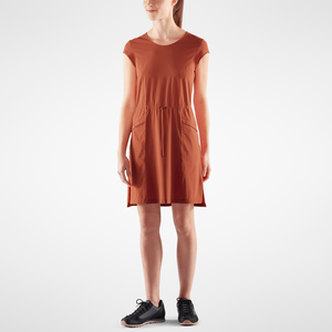 Fjällräven W's High Coast Lite Dress - Recycled Polyamide Rowan Red