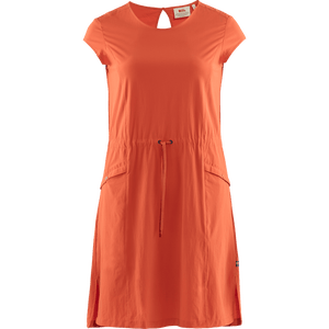 Fjällräven W's High Coast Lite Dress - Recycled Polyamide Rowan Red