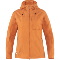 Fjällräven W's High Coast Wind Jacket - Polyamide & Organic cotton Spicy Orange Jacket