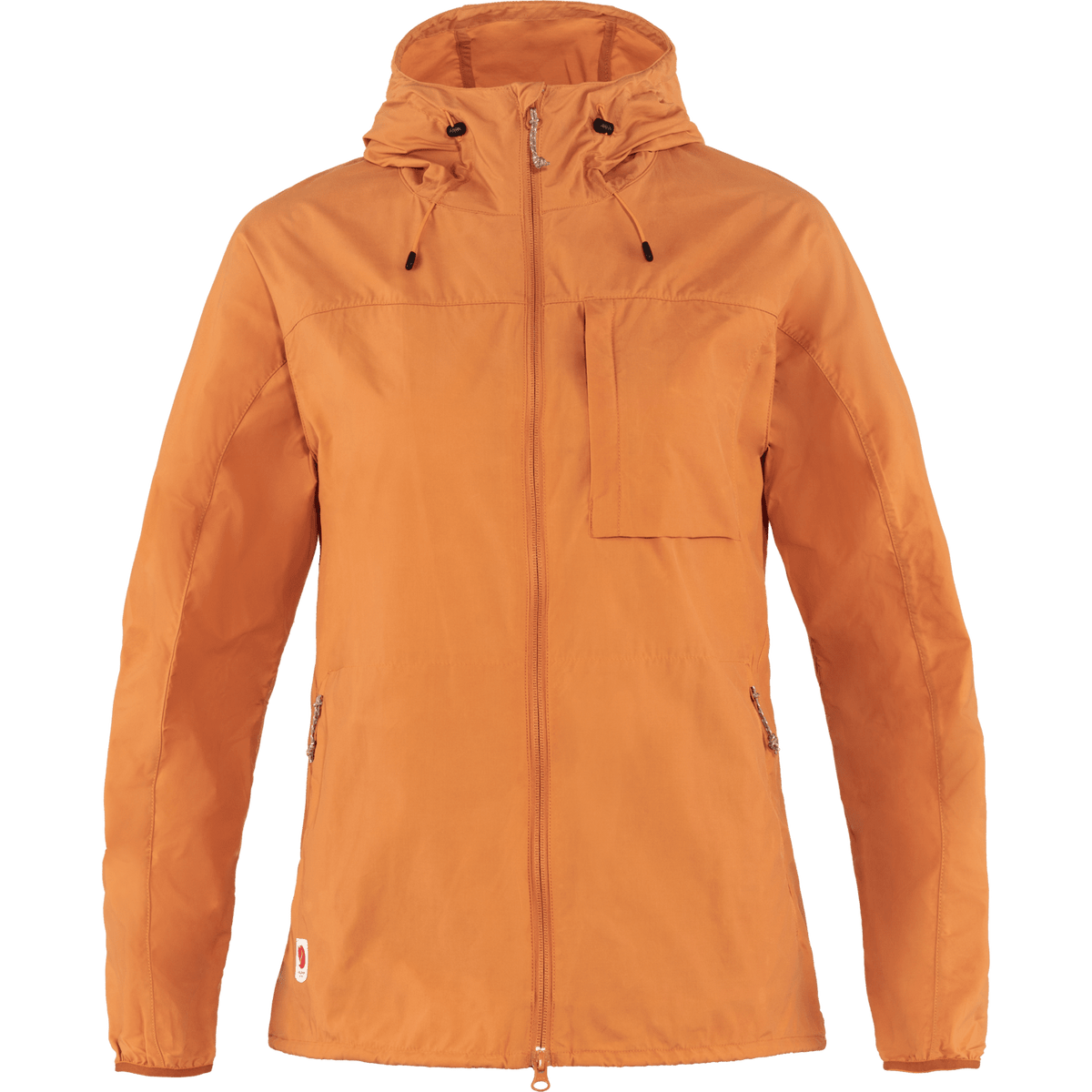Fjällräven W's High Coast Wind Jacket - Polyamide & Organic cotton Spicy Orange Jacket