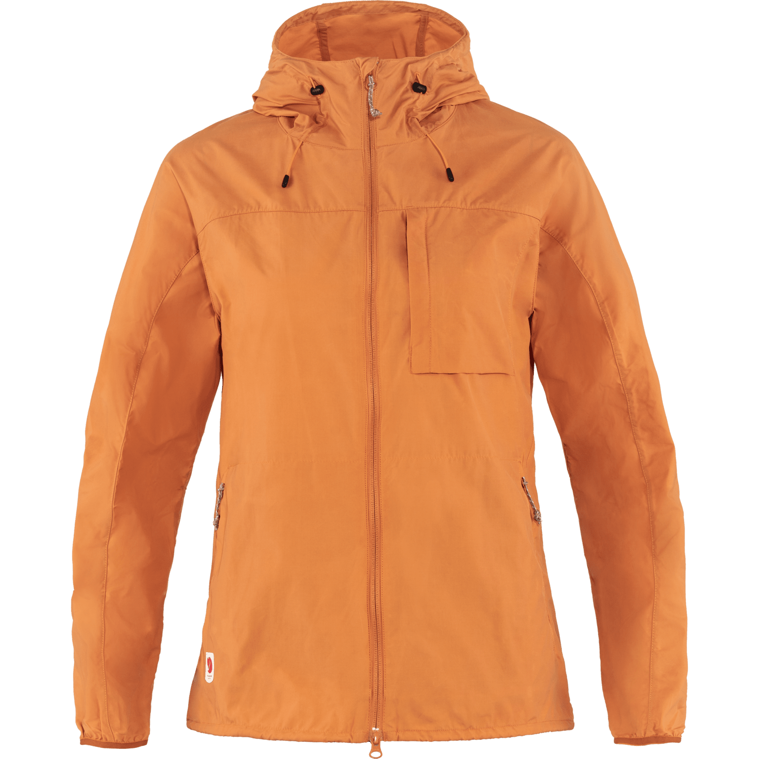 Fjällräven W's High Coast Wind Jacket - Polyamide & Organic cotton Spicy Orange