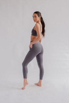 Girlfriend Collective W's High-Rise Pocket Legging - Made From Recycled Water Bottles Moon Pants