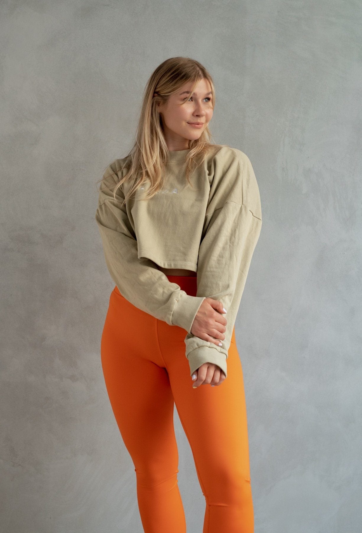 Lilja the Label W's High-Waisted Tights - Recycled PA Rust Pants