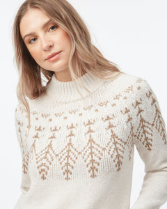 Tentree - W's Highline Wool Intarsia Sweater - Made From Recycled Polyester & Organic Cotton - Weekendbee - sustainable sportswear