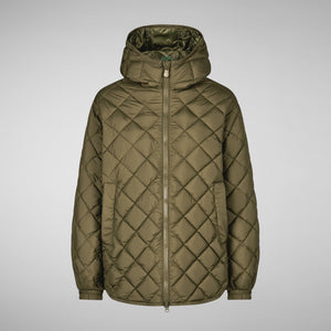 Save The Duck W's Herrea Hooded Quilted Jacket - 100% Recycled PET Sherwood Green
