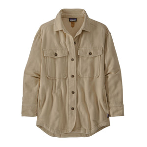 Patagonia W's HW Fjord Flannel Overshirt - 100% Cotton in conversion Natural