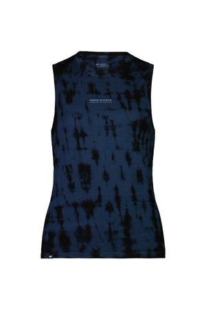 Mons Royale W's Icon Relaxed Tank - Merino Wool Ice Night Tie Dye