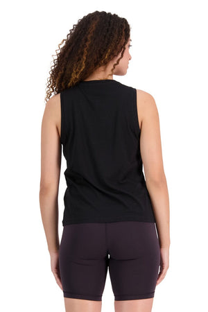 Mons Royale W's Icon Relaxed Tank - Merino Wool Black