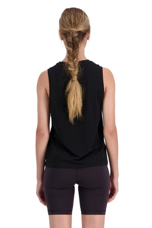 Mons Royale W's Icon Relaxed Tank - Merino Wool Black