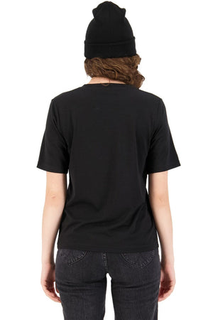 Mons Royale W's Icon Relaxed Tee - Merino Wool Black