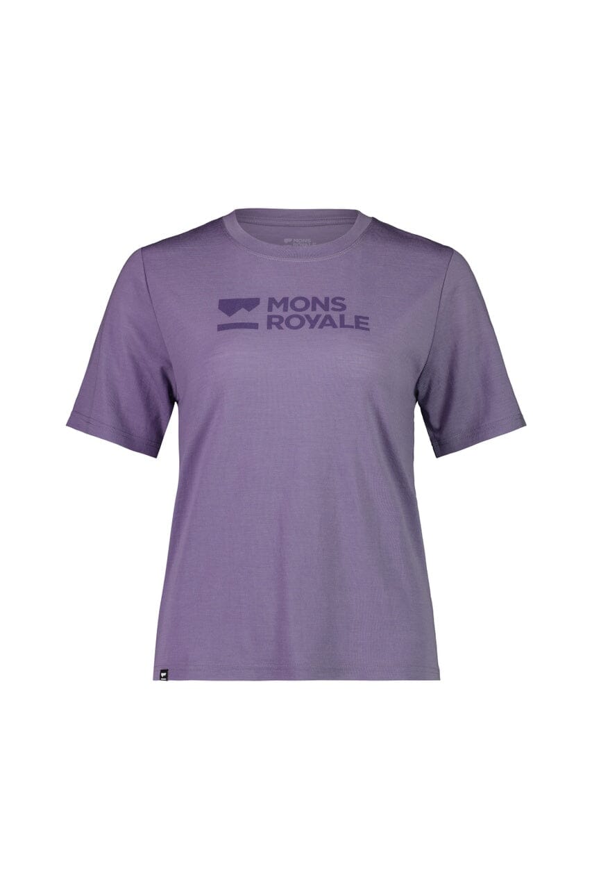 Mons Royale W's Icon Relaxed Tee - Merino Wool Thistle Shirt
