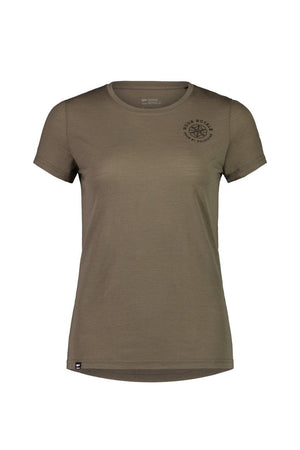 Mons Royale W's Icon Tee - Merino Wool Walnut