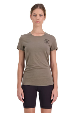Mons Royale W's Icon Tee - Merino Wool Walnut