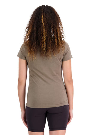 Mons Royale W's Icon Tee - Merino Wool Walnut