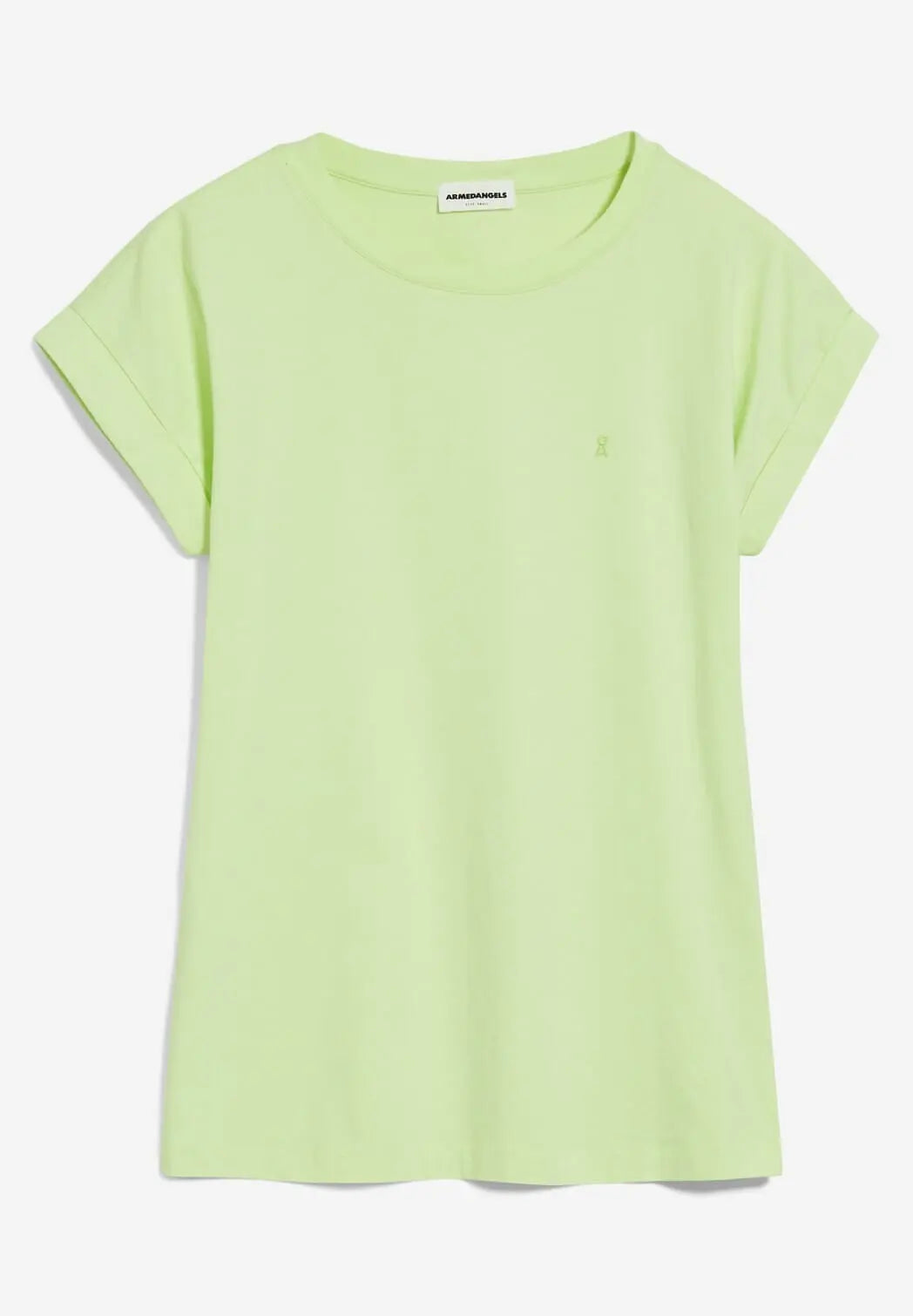 Armedangels W's Idaara T-shirt - 100% Organic cotton Light Lime Shirt