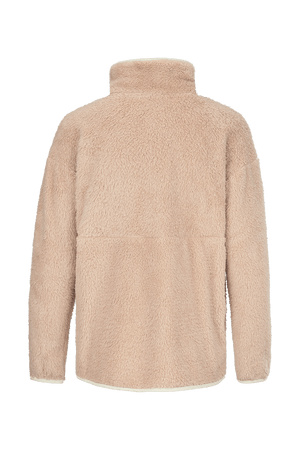 Picture Organic W's Idalie Zip Fleece - Recycled polyester Rose créme