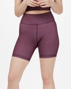 Tentree W's inMotion Bike Shorts - Recycled Polyester Fig Pants