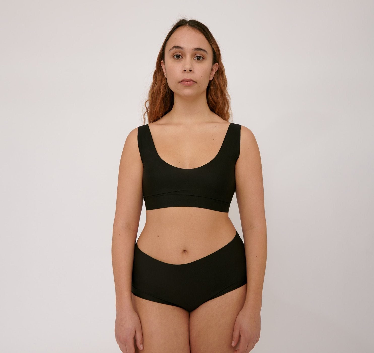 Organic Basics W's Invisible Bra - Recycled Nylon Black Underwear