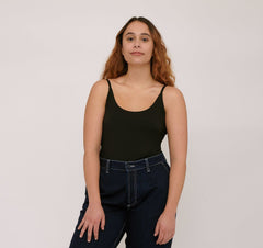 Organic Basics W's Invisible Cheeky Seamless Body - Recycled Nylon Black Underwear