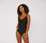 Organic Basics W's Invisible Cheeky Seamless Body - Recycled Nylon Black Underwear