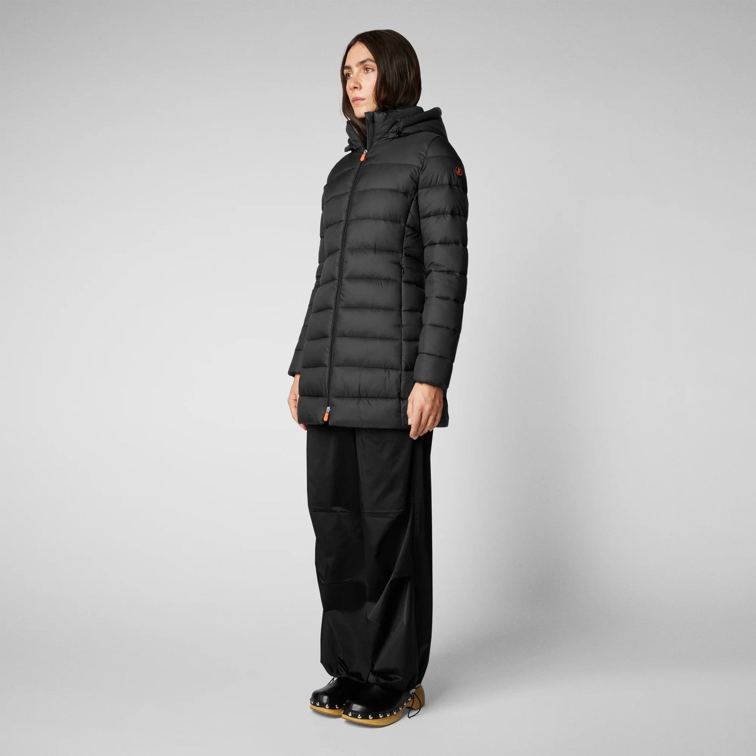 Save The Duck - W's Joanne Hooded Puffer Coat - 100% Recycled Nylon - Weekendbee - sustainable sportswear